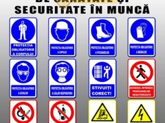 Panouri pentru respectarea regulilor de protectie si securitatea muncii